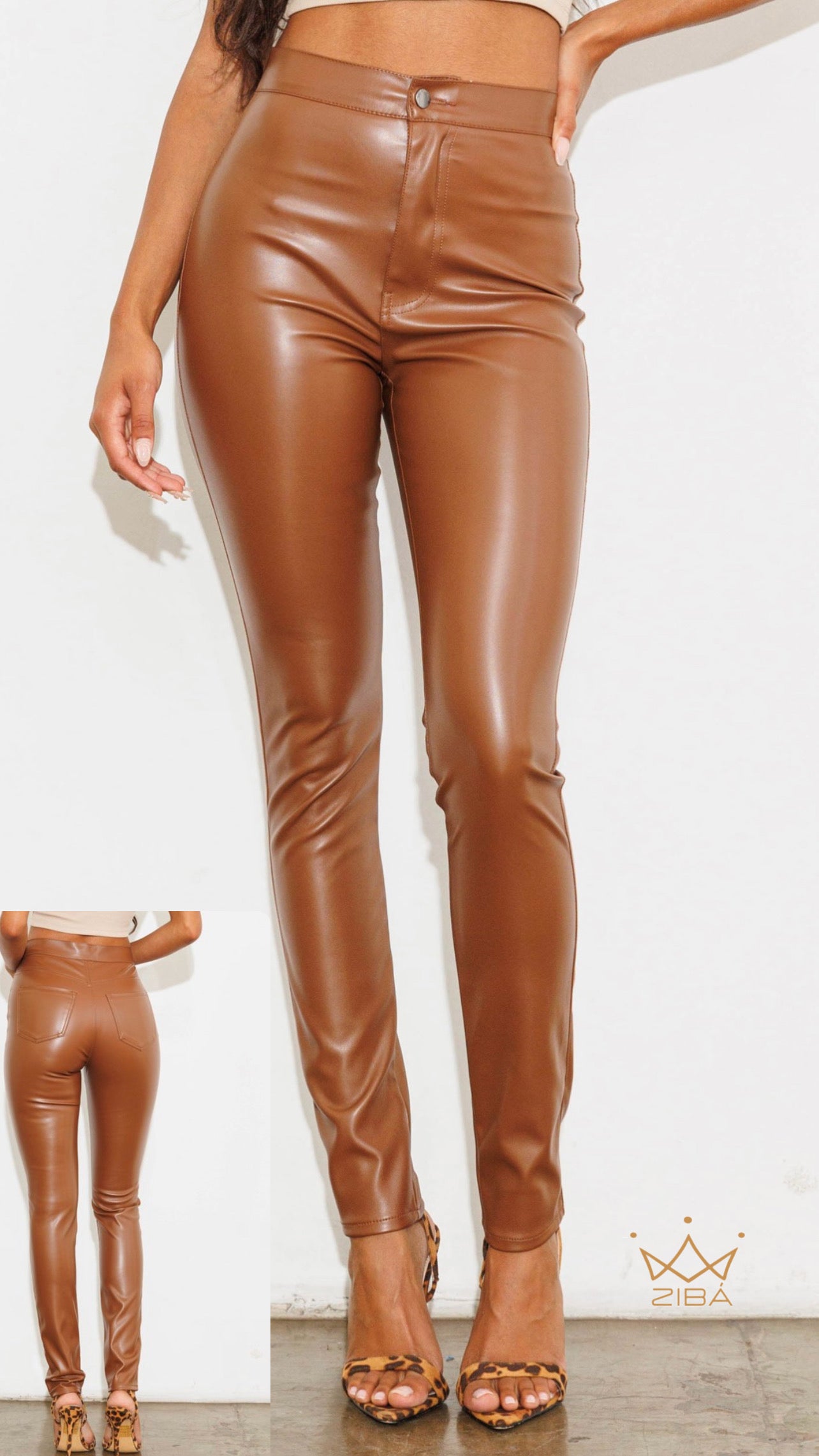 BROWN LEATHER VIBRANT